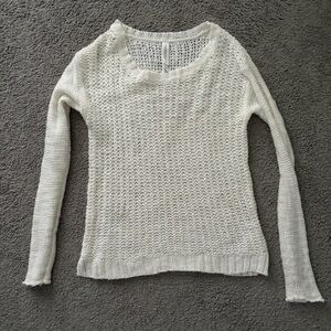 Aeropostale Women's Cream Sweater